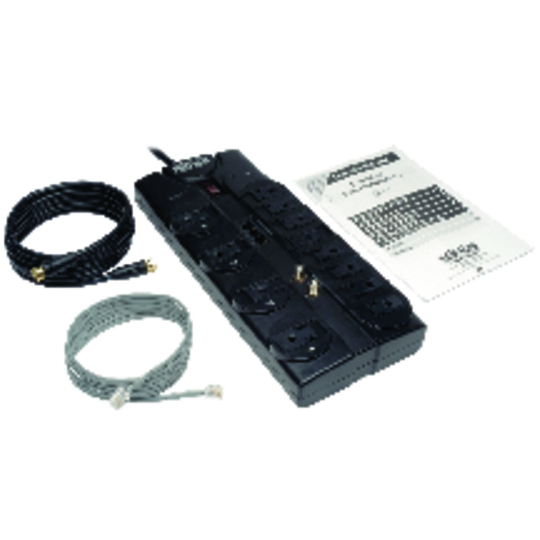 Tripp Lite by Eaton Protect It! 12-Outlet Surge Protector with Coax & Telephone Protection, 2,880 Joules, 8-Ft. Cord - view 3