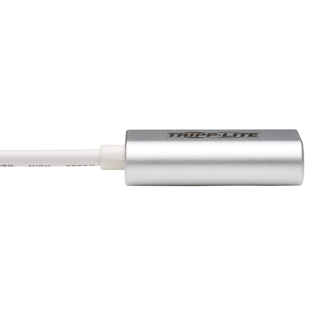 Tripp Lite by Eaton USB-C to Dual 3.5 mm Headphone & Microphone Audio Adapter, Silver - view 4