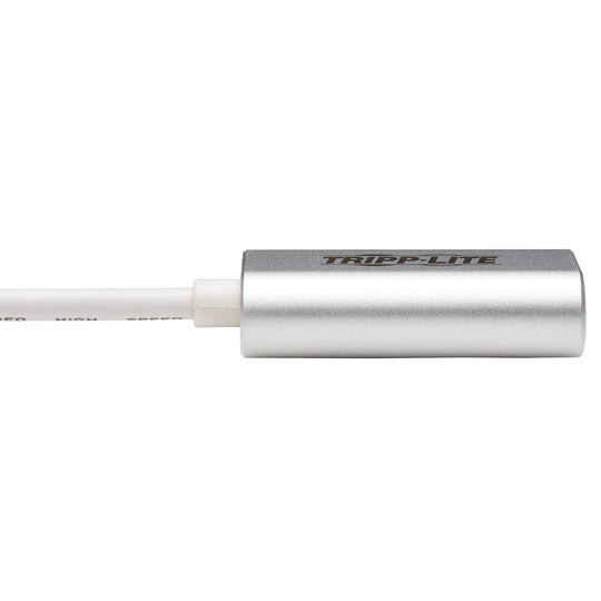 Tripp Lite by Eaton USB-C to Dual 3.5 mm Headphone & Microphone Audio Adapter, Silver - view 4