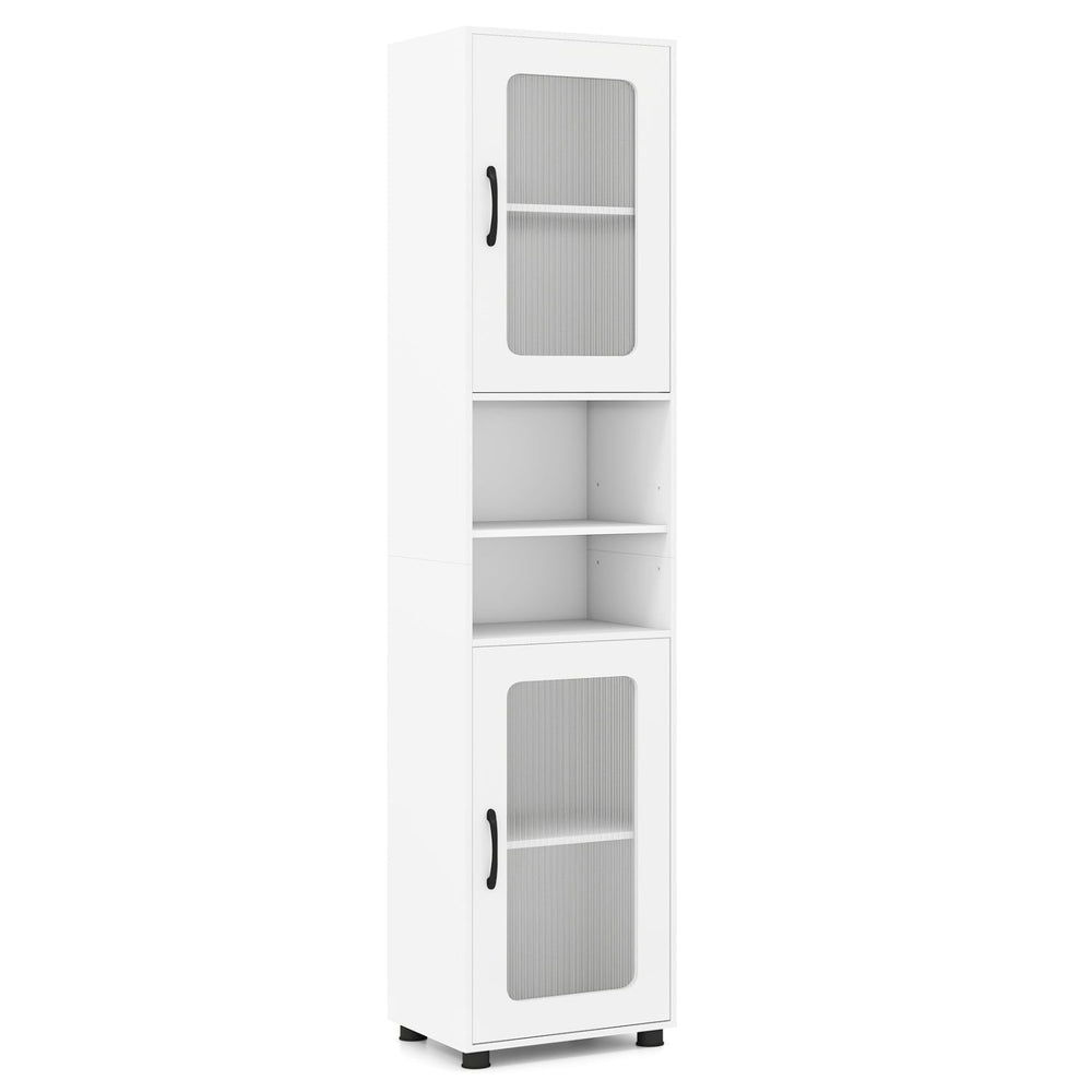 Tall Bathroom Storage Cabinet 67 Inches Freestanding Storage Organizer