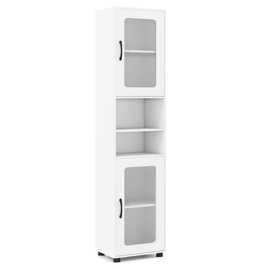 Tall Bathroom Storage Cabinet 67 Inches Freestanding Storage Organizer
