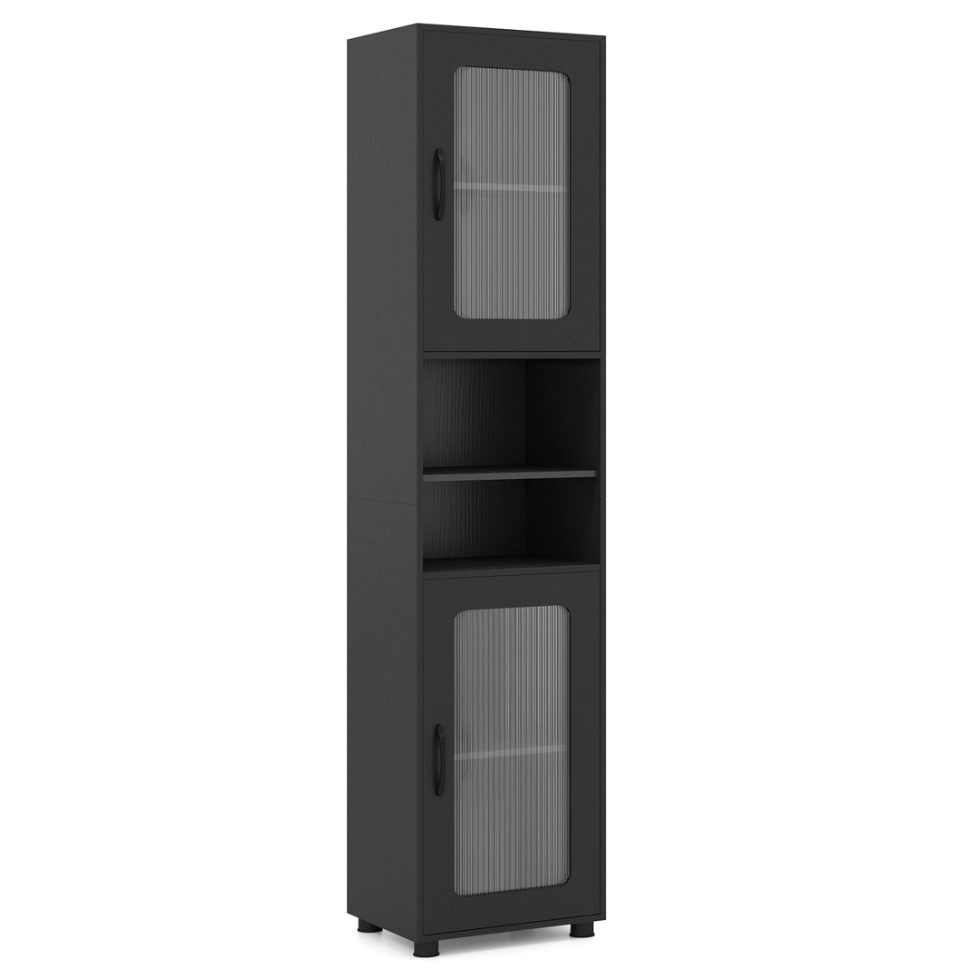 Tall Bathroom Storage Cabinet 67 Inches Freestanding Storage Organizer