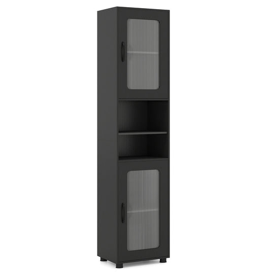 Tall Bathroom Storage Cabinet 67 Inches Freestanding Storage Organizer