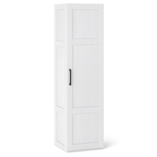 Tall Storage Cabinet with 4 Storage Shelves for Bathroom Living Room