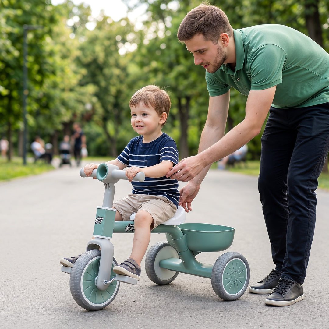 Convertible Toddler Trike with 86° Limited Steering Angle