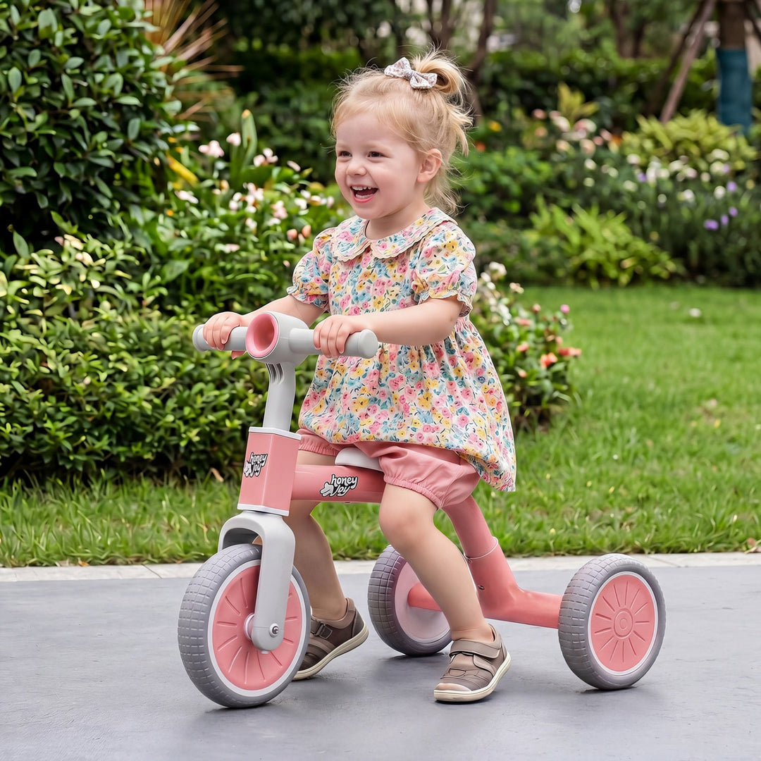 Convertible Toddler Trike with 86° Limited Steering Angle