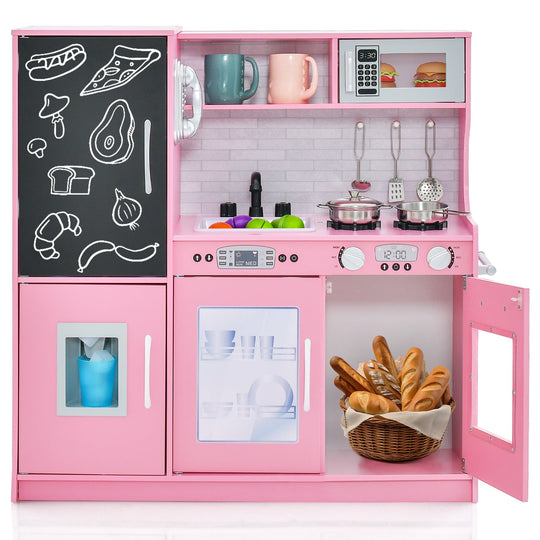 Toddler Pretend Play Kitchen for Boys and Girls 3-6 Years Old