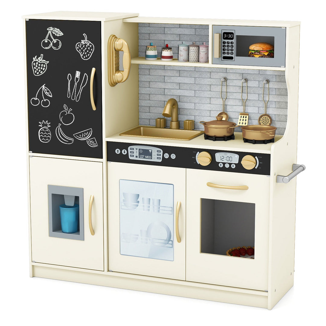 Toddler Pretend Play Kitchen for Boys and Girls 3-6 Years Old