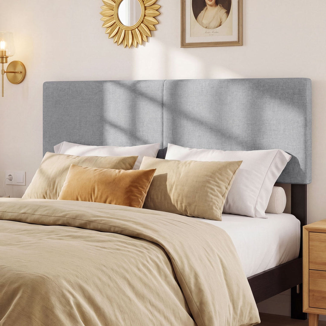 Upholstered Headboard Queen/Full Size Vertical Quilted Panel