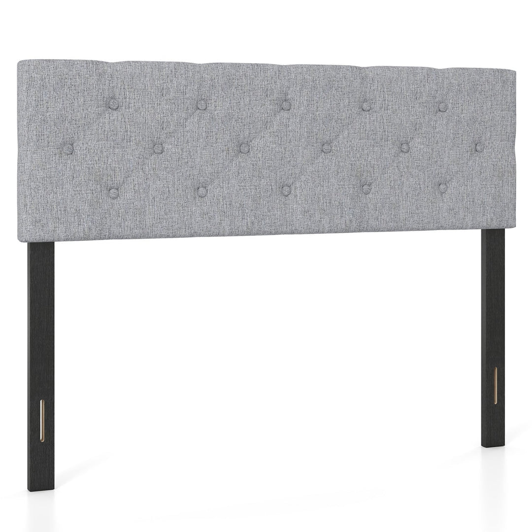 Upholstered Tufted Headboard Queen/Full Size with Adjustable Legs