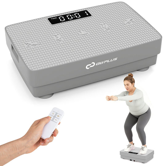 Vibration Plate Exercise Machine with Gravity Sensor and Remote Control for Home Gym