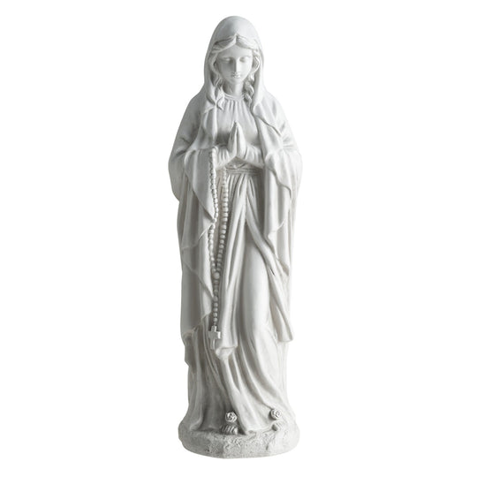 Virgin Mary Statue 29.5 inch Tall Outdoor Religious Sculpture