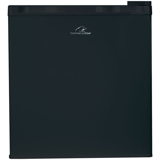 Commercial Cool 1.6 Cu. Ft. Compact Refrigerator with Freezer Compartment, Black