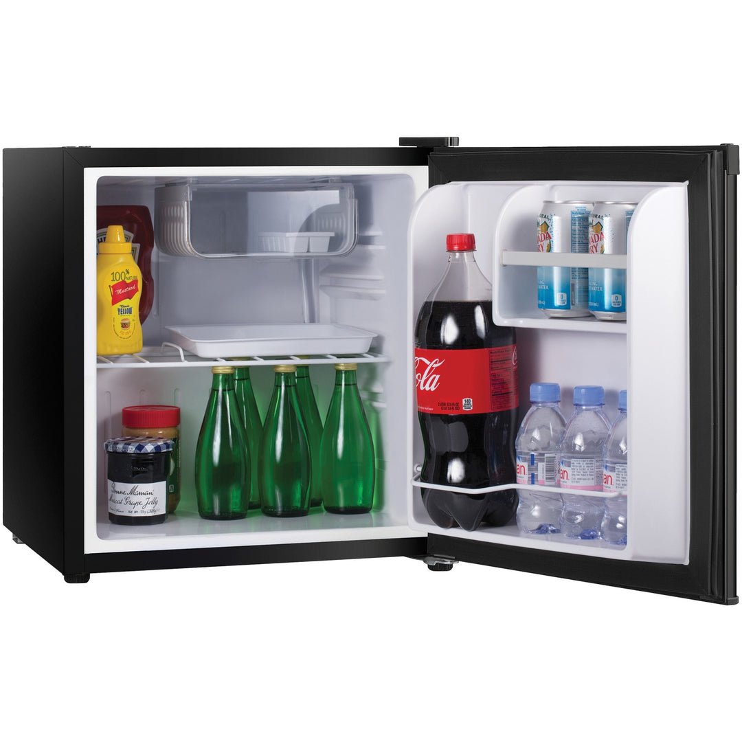 Commercial Cool 1.6 Cu. Ft. Compact Refrigerator with Freezer Compartment, Black - view 4