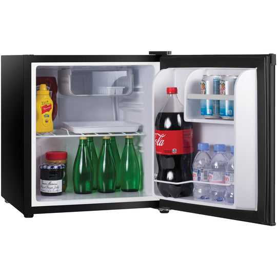 Commercial Cool 1.6 Cu. Ft. Compact Refrigerator with Freezer Compartment, Black - view 4