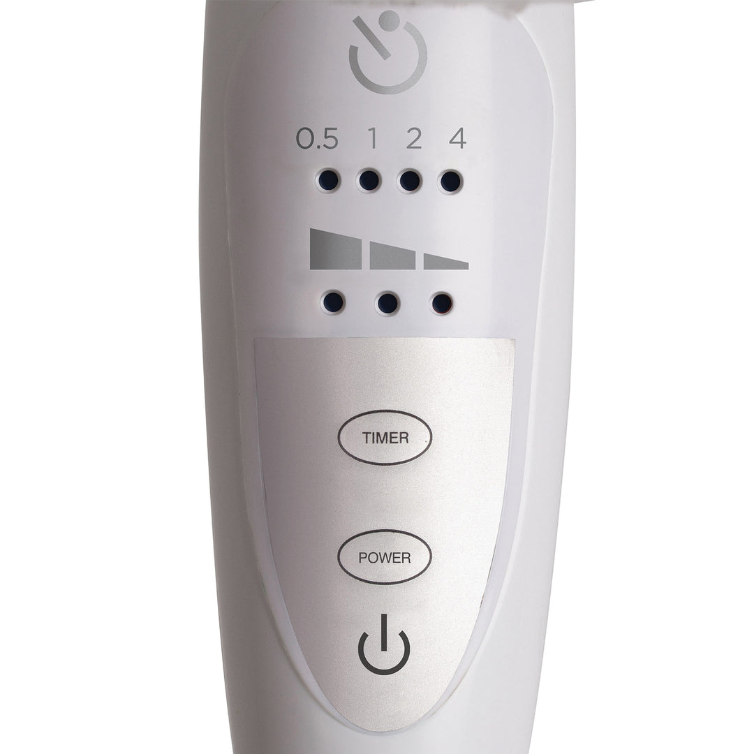 BLACK+DECKER 16 In. 3-Speed Oscillating Stand Fan with Remote, White - view 3