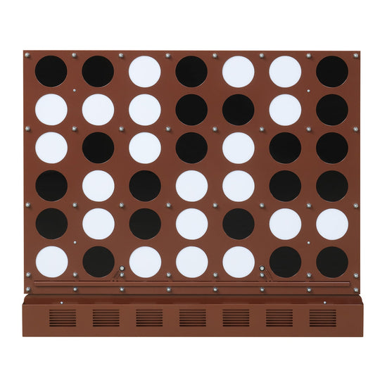 Wall-Mounted Jumbo 4-in-a-Row Game with Acrylic Discs