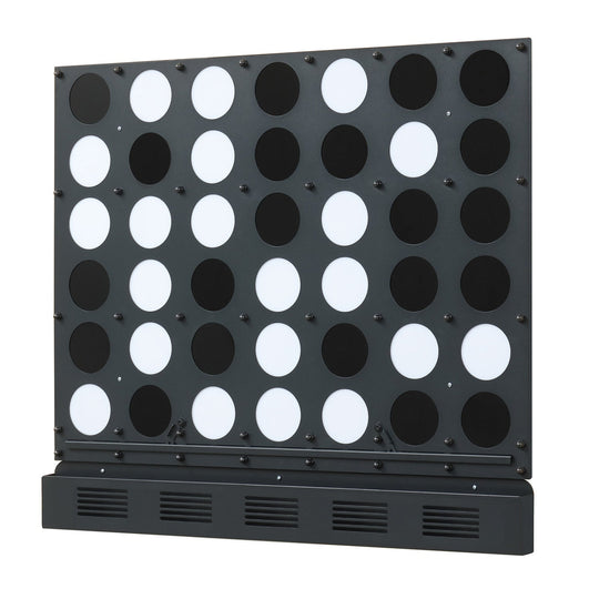 Wall-Mounted Connect 4 Game with Acrylic Discs