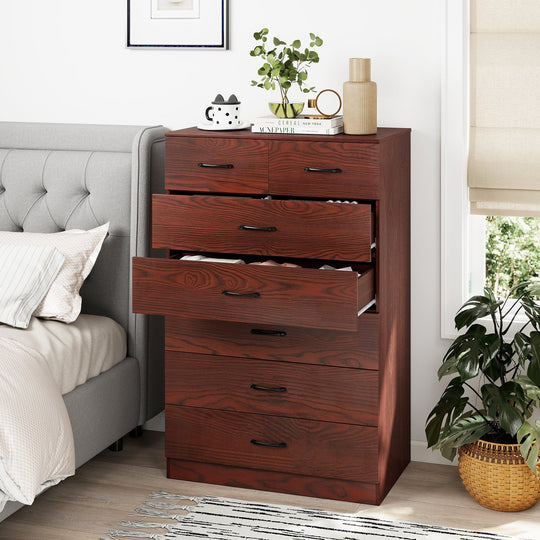 Wooden Chest of Drawers with Anti