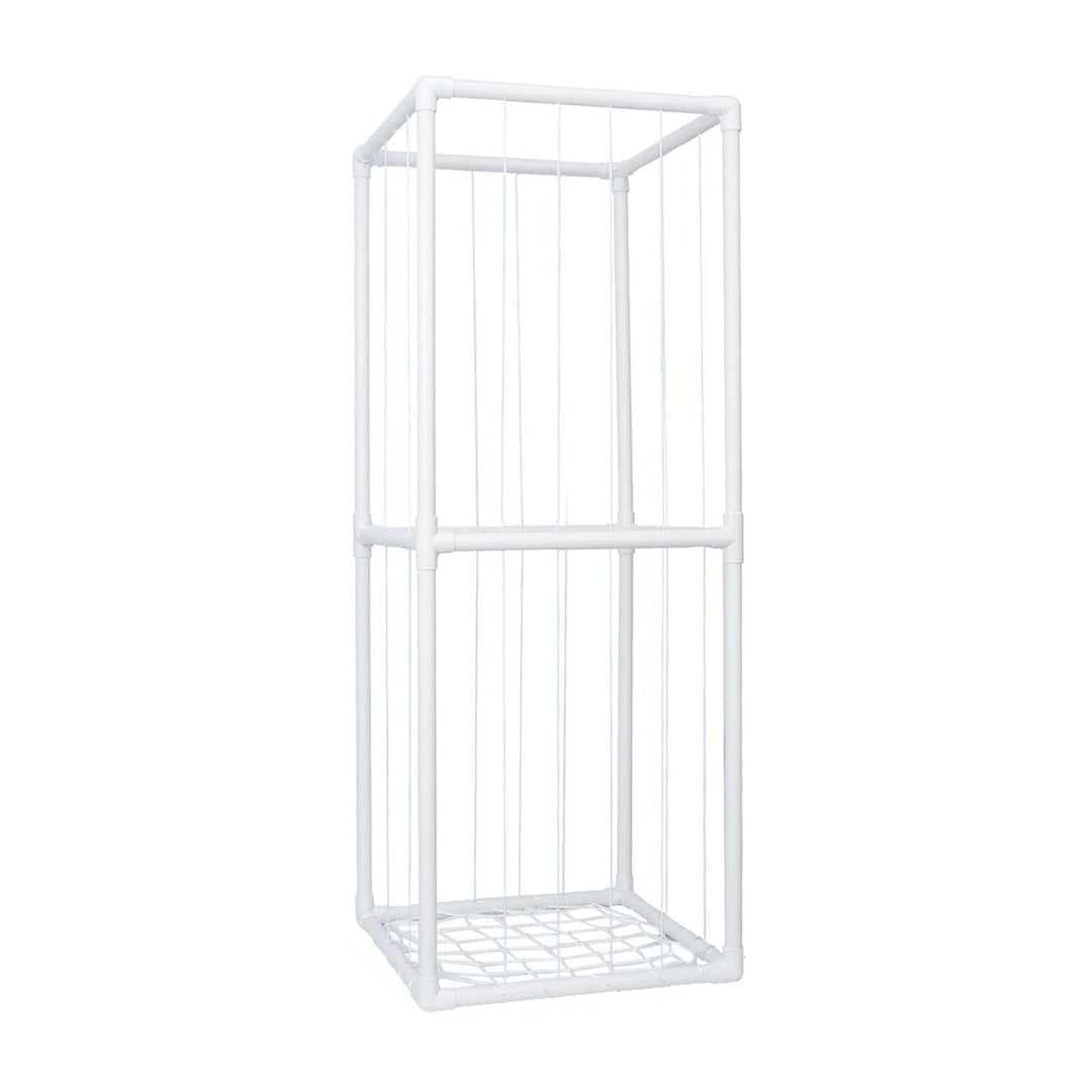 Stuffed Animal Storage PVC Plush Organizer Shelf Plush Stuffed Animal Holder Standing Kids Toy Storage Cage with Elastic Band for Nursery Play Room Be