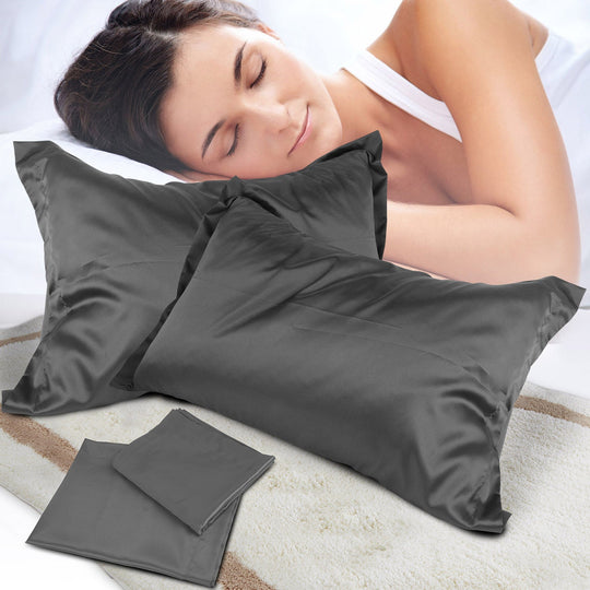 Luxury Silky Satin King Pillowcase Set