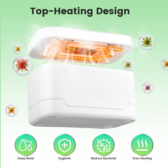 Baby Wipe Warmer With 3 Temperature Settings Type-C Powered Baby Wet Wipes Dispenser With Night Light Large Capacity Diaper Wipe Warmer For Baby