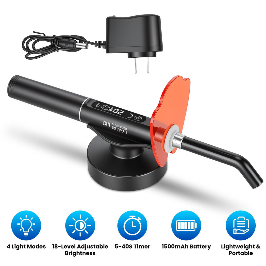 Dental Curing Light with 4 Modes & Adjustable Timer