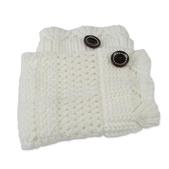 Women Winter Crochet Knit Leg Warmers