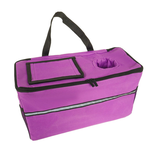 Folding Wagon Cart with Bench Seat – 500lb Capacity, 180L