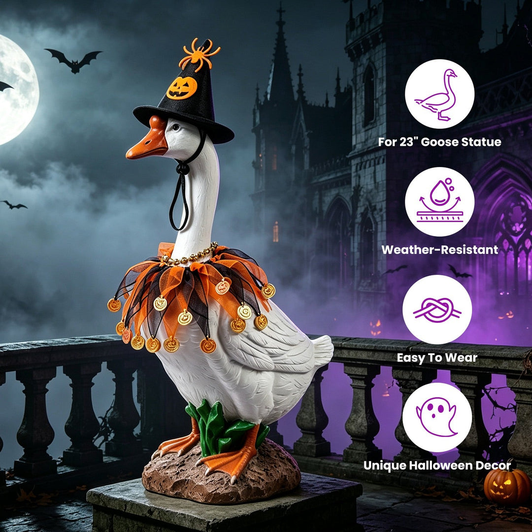 Halloween Porch Goose Costume for 23" Statue - 4 Styles