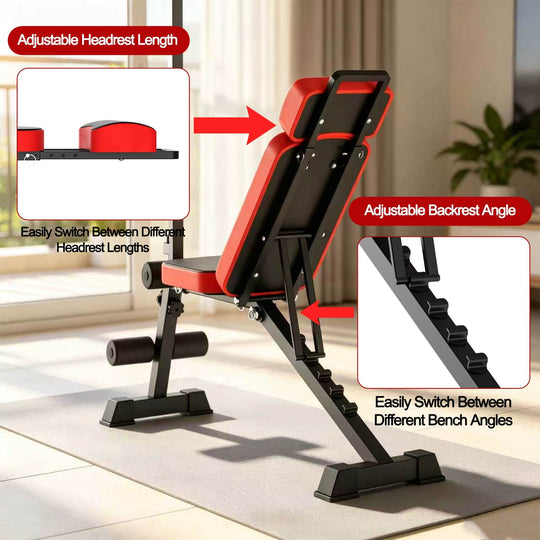 Multi-Functional Weight Bench with Pulley System