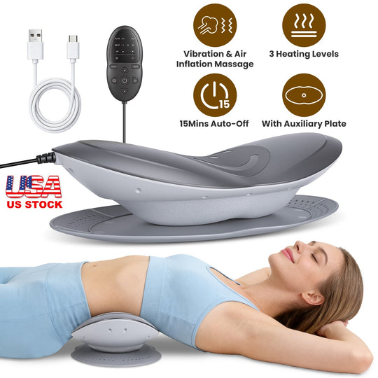 Electric Lumbar Traction Device with Heat & Massage