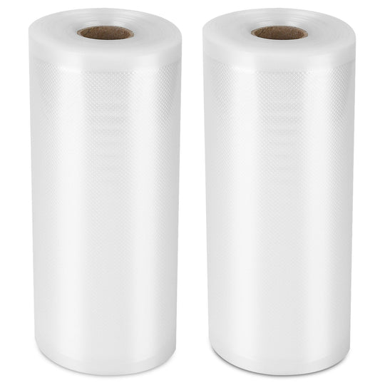 2 Rolls of Vacuum Sealer Bags 7.67inx49ft BPA Free Safe Vacuum Bags Keep Fresh Vacuum Machine (M)