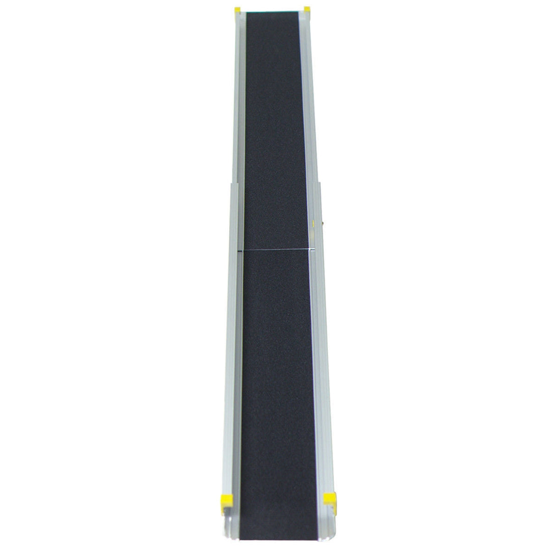 Adjustable Aluminum Wheelchair Ramp 7' Telescoping Non-Skid