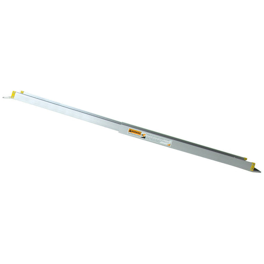 Adjustable Aluminum Wheelchair Ramp 7' Telescoping Non-Skid