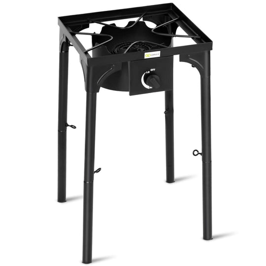 100000 BTU Portable Propane Outdoor Camp Stove with Adjustable Legs
