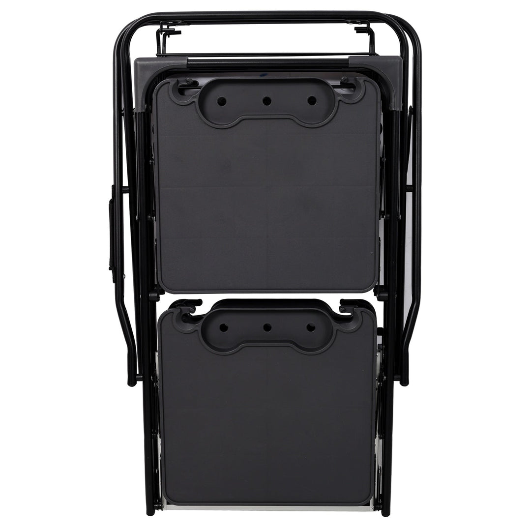Folding Camping Kitchen Table with Heat-Resistant Top