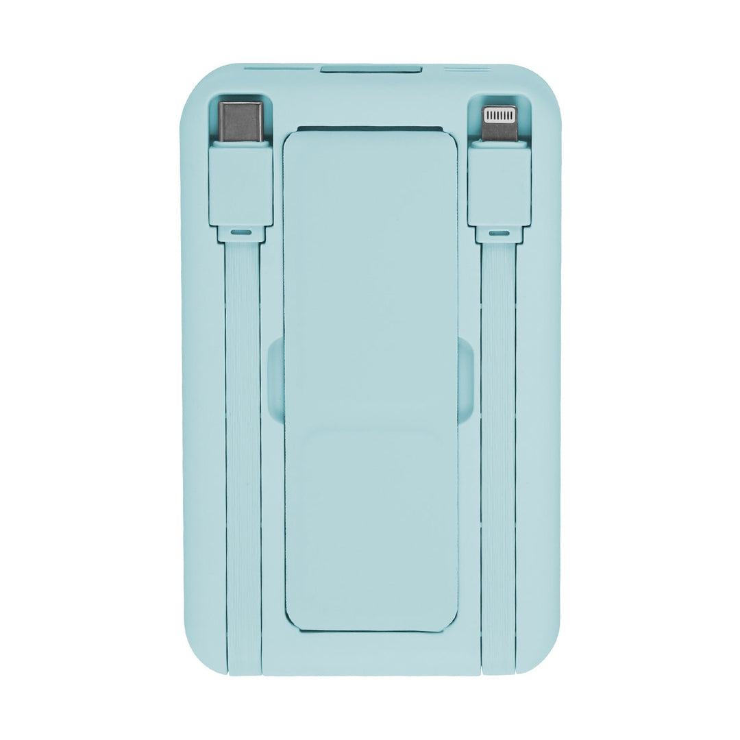 3 In 1 10000mAh MagSafe Fast Charging Power Bank PD20W Portable Charger with 2 Built In Cables Stand Fit for IOS Phone 16 15 13 Series And More