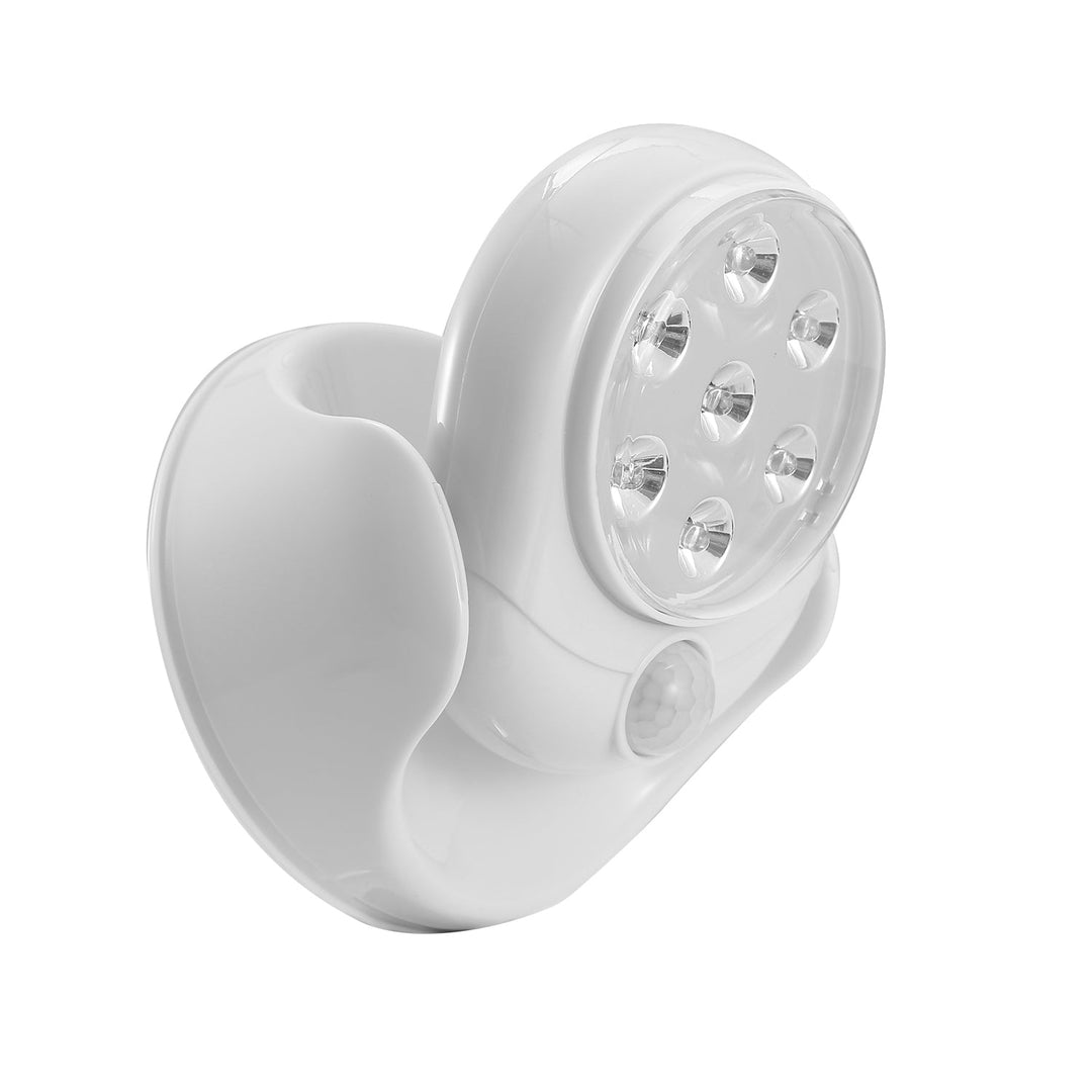 Wireless LED Spotlight 90 ¡ Motion Sensor Night Lamp 360¡Rotate Cordless Stairs Lights Battery Operated w/23ft Sensing Range for Closet Bathroom
