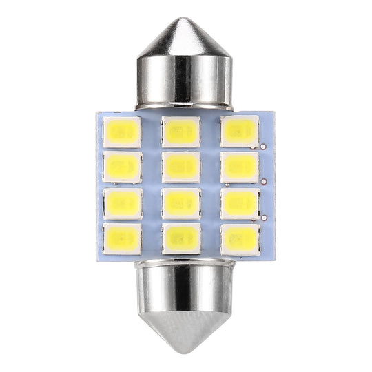 14Pcs T10 31mm 41mm Festoon LED Light Bulb Interior Dome Map LED Lights License Plate Trunk Side Positioning Lights 6000K White