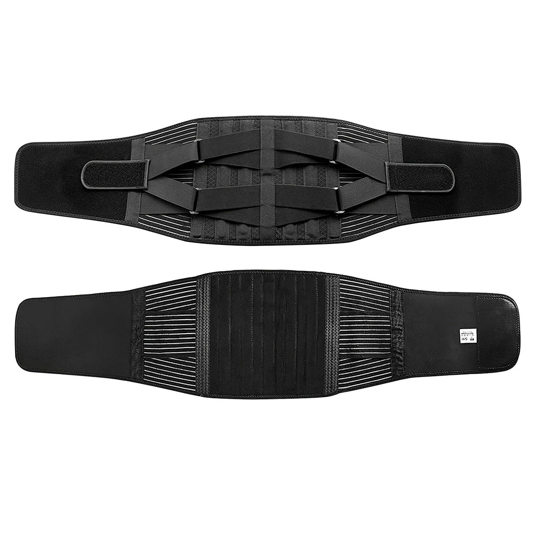 Back Support Brace Breathable Mesh Lumbar Support BeltÊAdjustable Lower Back Brace with Stays and Springs for Pain Relief for Men Women