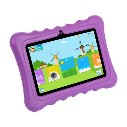 Shock-resistant Silicone Snap-on Case with Stand for 7Ó Tablets