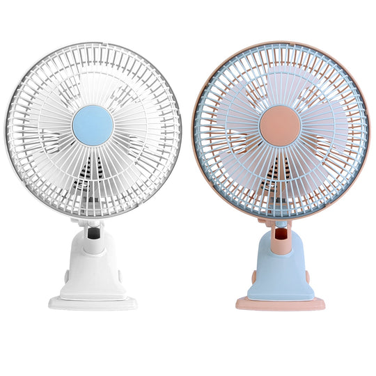 8.66" Clip-On Fan with 90° Oscillation & 2 Speeds