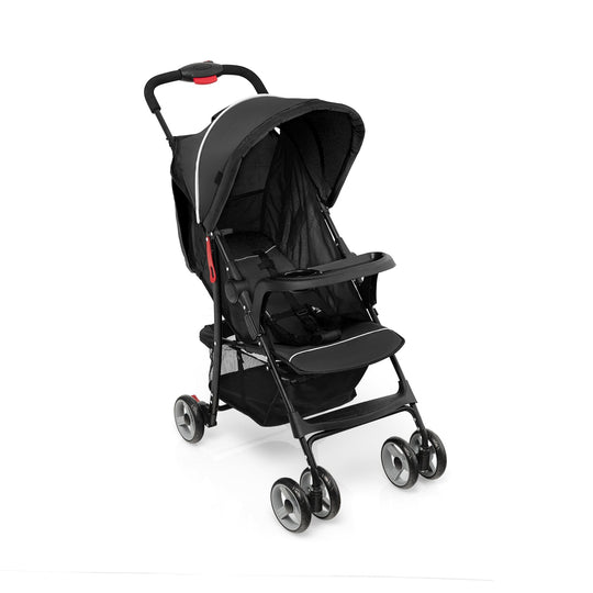 Toddler Travel Stroller for Airplane with Canopy and Adjustable Backrest
