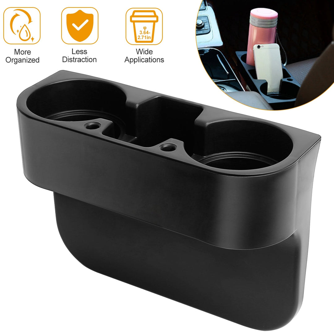 Car Seam Cup Holder Seat Gap Wedge Drink Storage Organizer Console Side Pocket Mount Stand For Pen Phone Bottle Sunglasses
