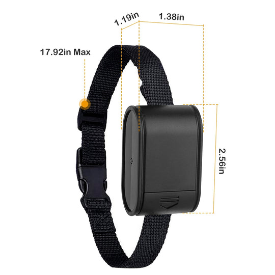 Electric Dog Collar Receiver Anti-Bark Dog Deterrent Training Collar with Beep Shock Modes for Dog Fence System