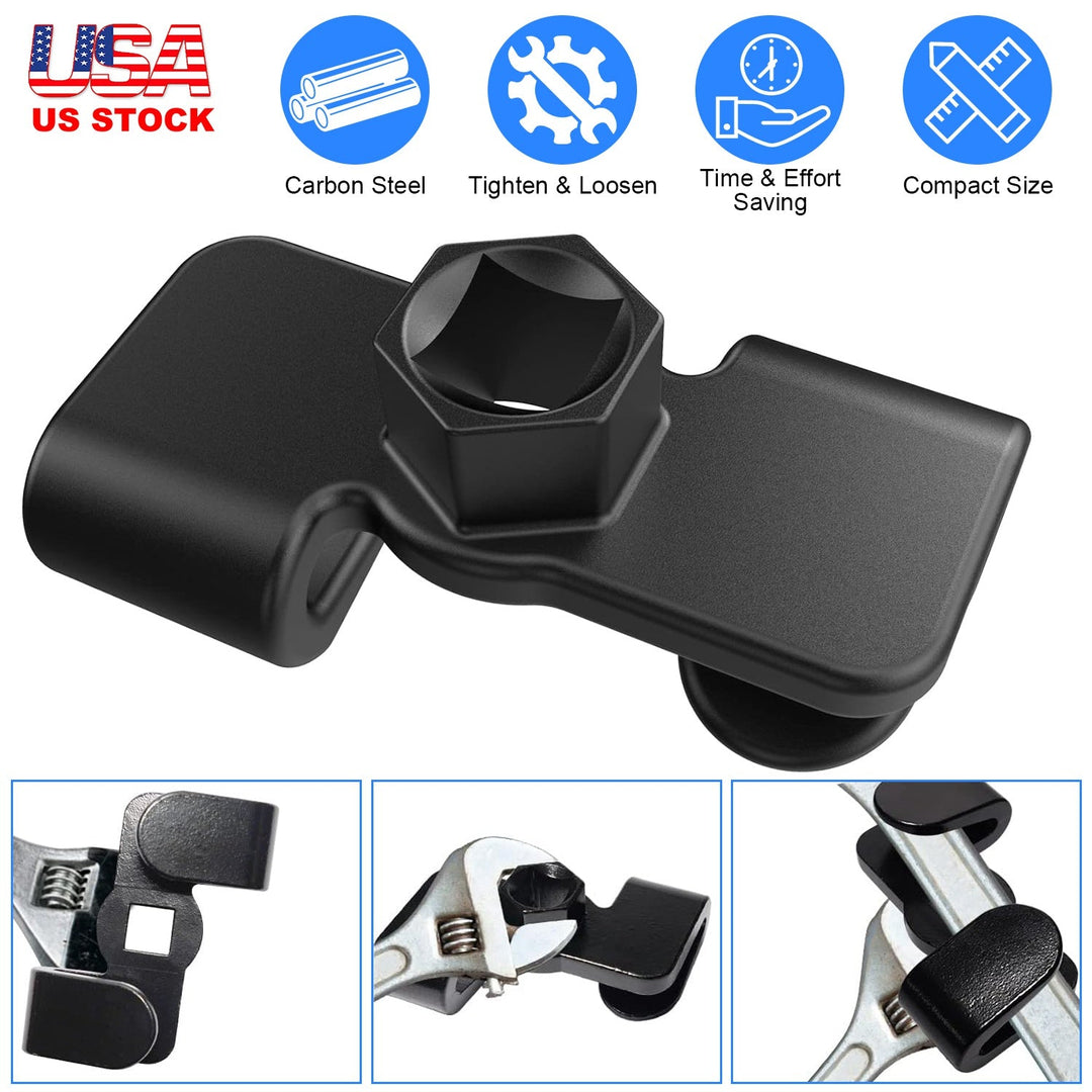 Universal Wrench Extender For 1/2Inch Drive 21MM Hex Drive Wrench Extension Tool Tighten Loosen Stubborn Nuts Bolts Wrench Extended Adaptor Mechanics