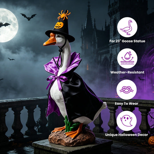 Halloween Porch Goose Costume for 23" Statue - 4 Styles