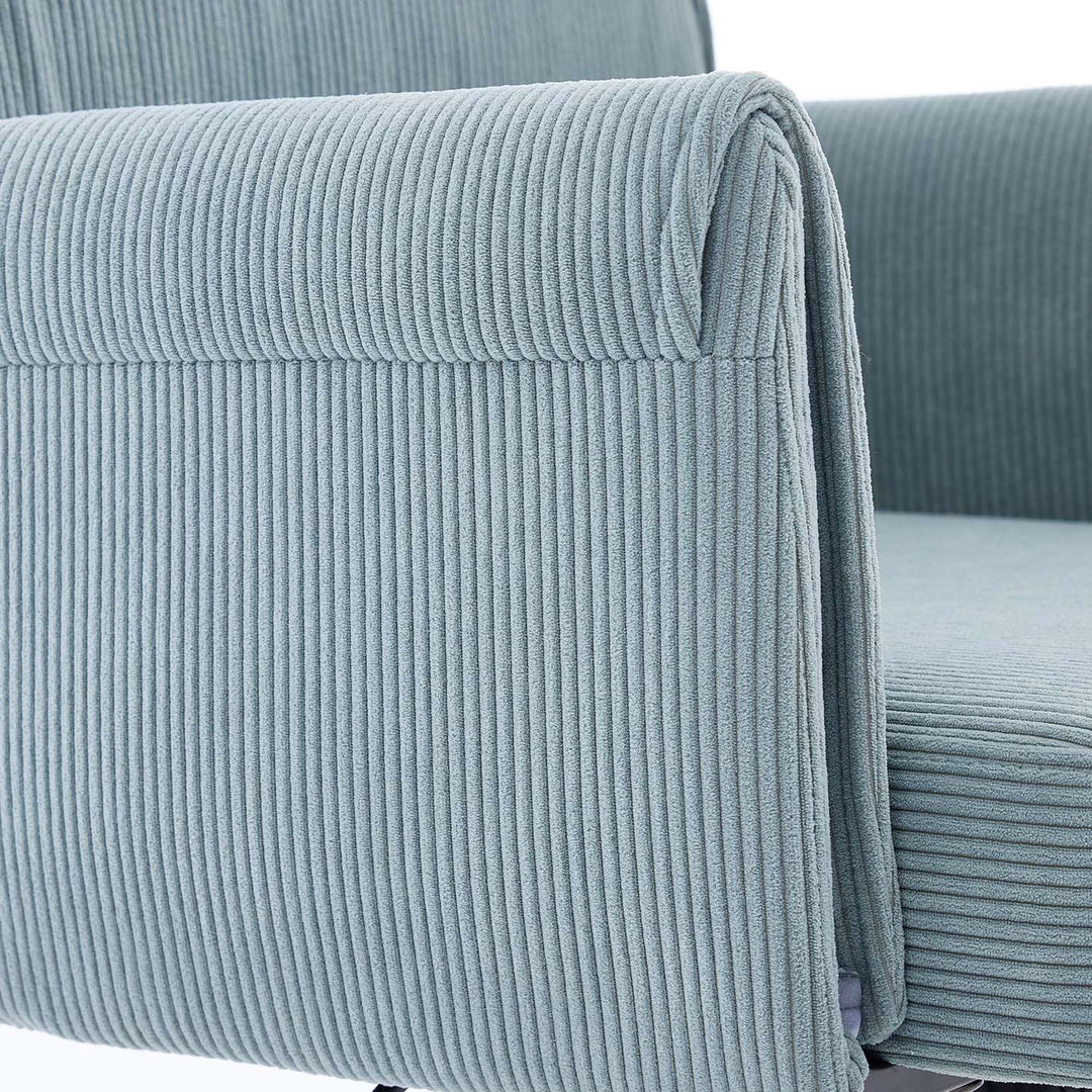Mid-Back Velvet Office Chair with Memory Foam Cushion