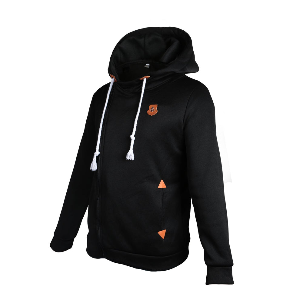 Women\'s Full Zip-up Brushed Inner Hoodie Sweatshirt